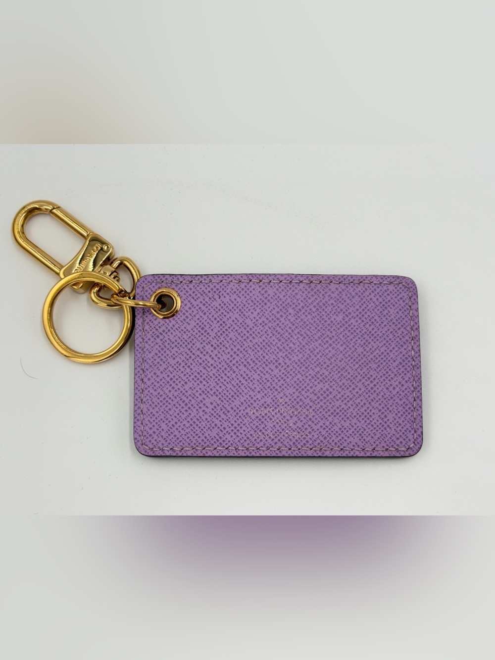 Rare Limited Edition Damier Canvas Illustre Key Holder/Bag Charm Full Set w/COA - Picture 7 of 15